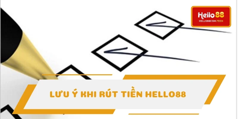 Điều kiện chú trọng khi rút tiền điểm cược