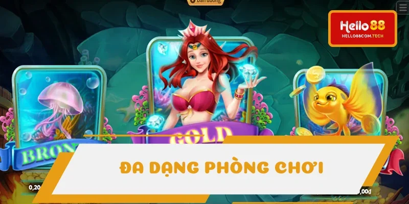 Giải trí với đa dạng phòng trải nghiệm
