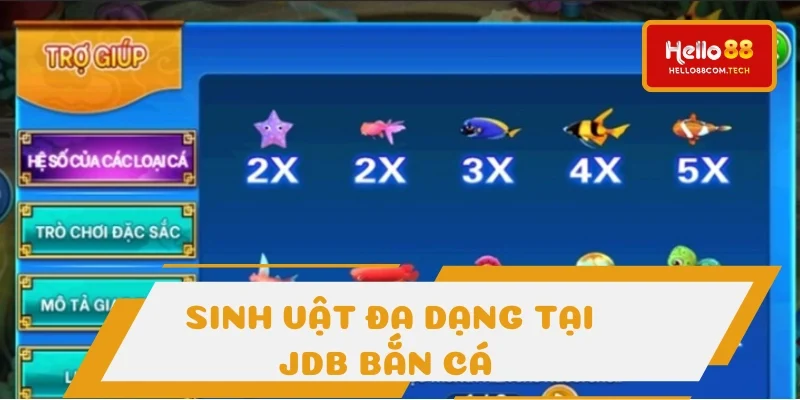 Thỏa mãn săn thưởng cùng hệ thống sinh vật đa dạng