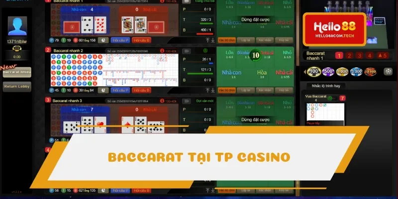 Game baccarat có lượt chơi đông
